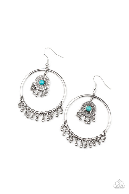 Paparazzi Earring ~ Sunny Equinox - Blue