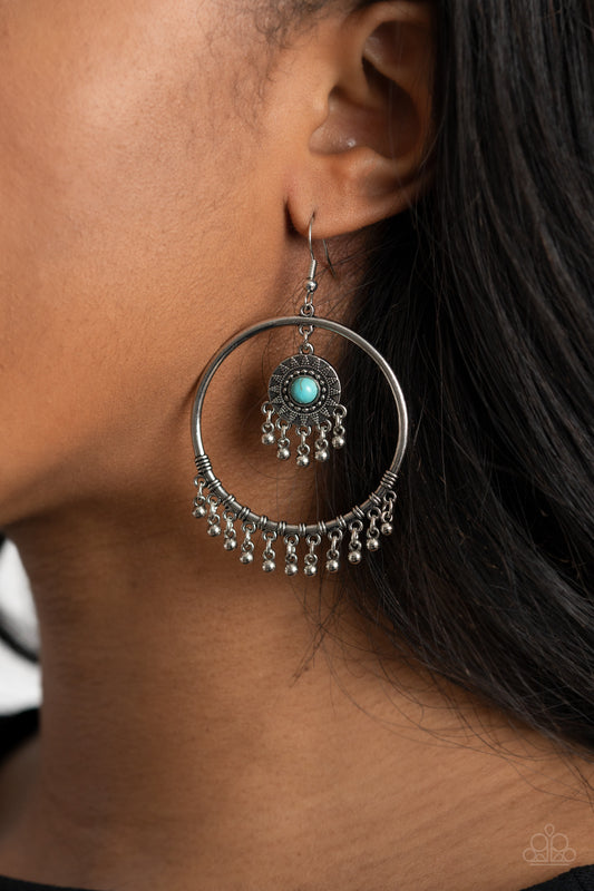 Paparazzi Earring ~ Sunny Equinox - Blue