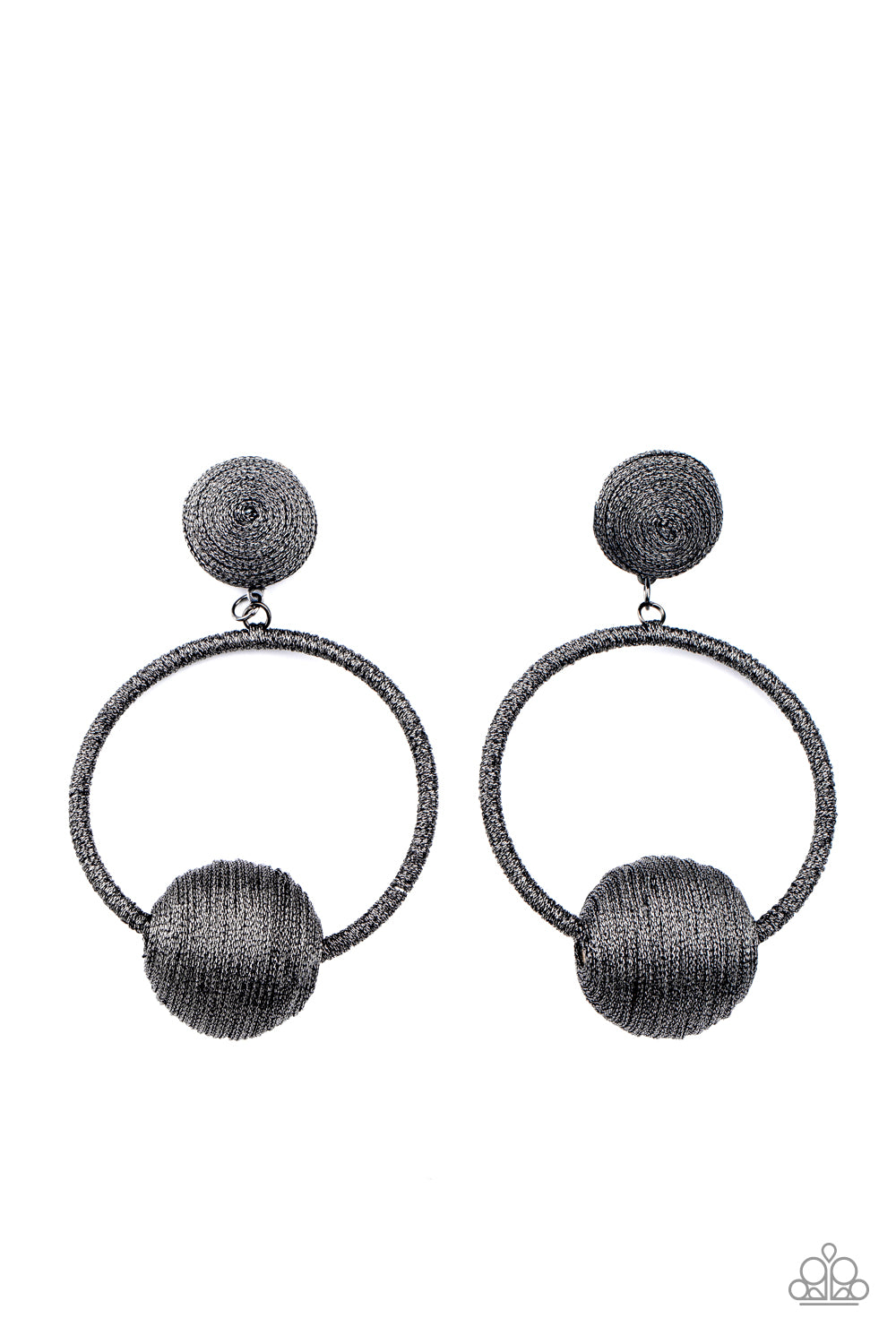 Paparazzi Social Sphere Black Earrings Paparazzi Life of the party exclusive $5 Jewelry & accessory 