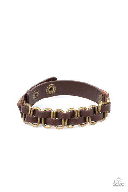 Paparazzi Bracelet ~ Gone Rogue - Brass