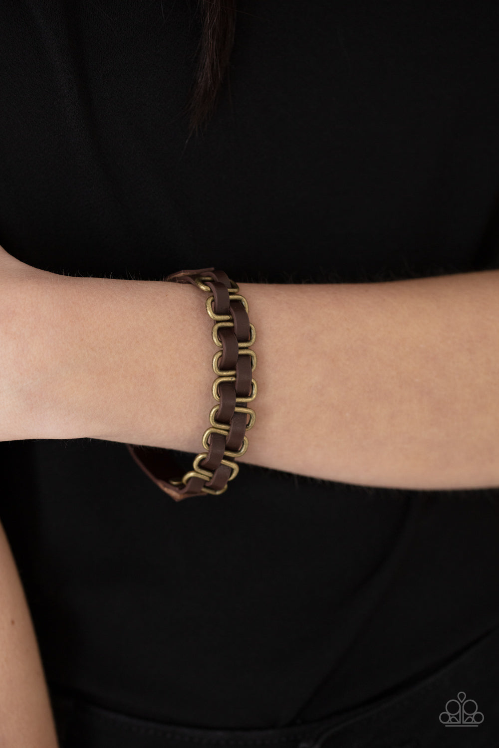 Gone Rogue - Brass Bracelet Paparazzi Accessories