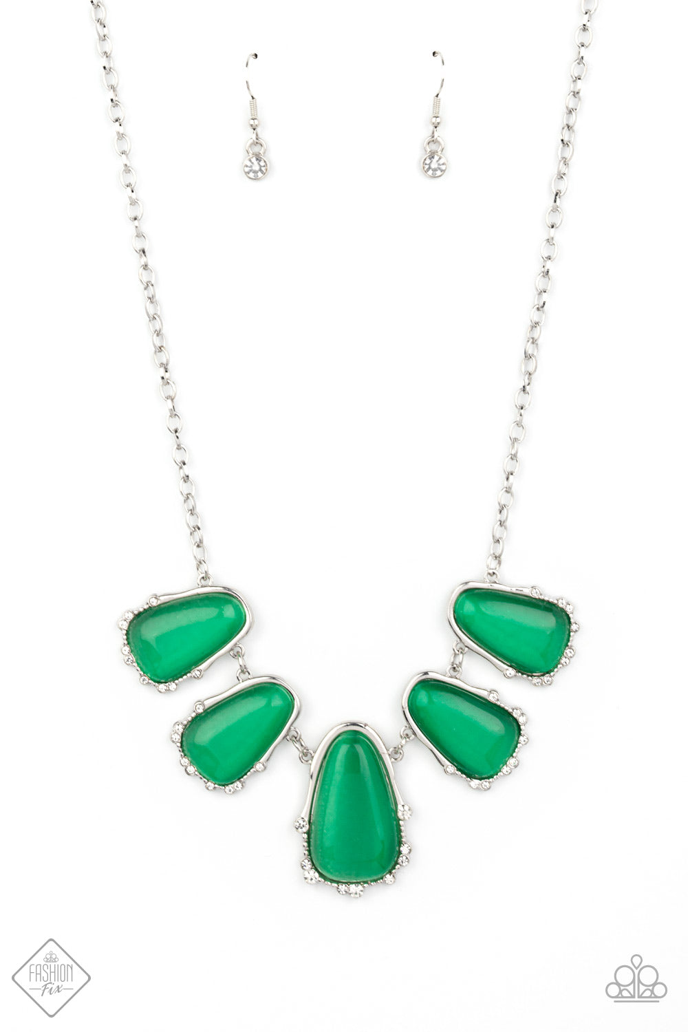 Paparazzi Newport Princess Green Necklace. Get Free Shipping. #P2ST-GRXX-081ZT