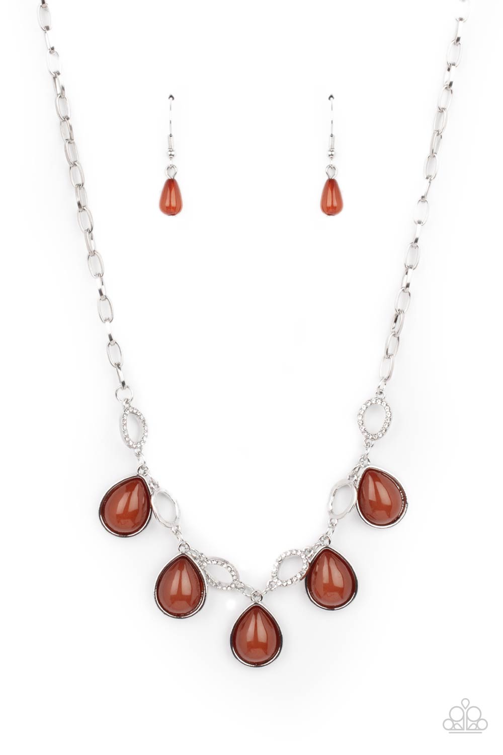 Paparazzi Majestically Mystic - Brown Necklace. #P2ST-BNXX-055XX. Subscribe & Save