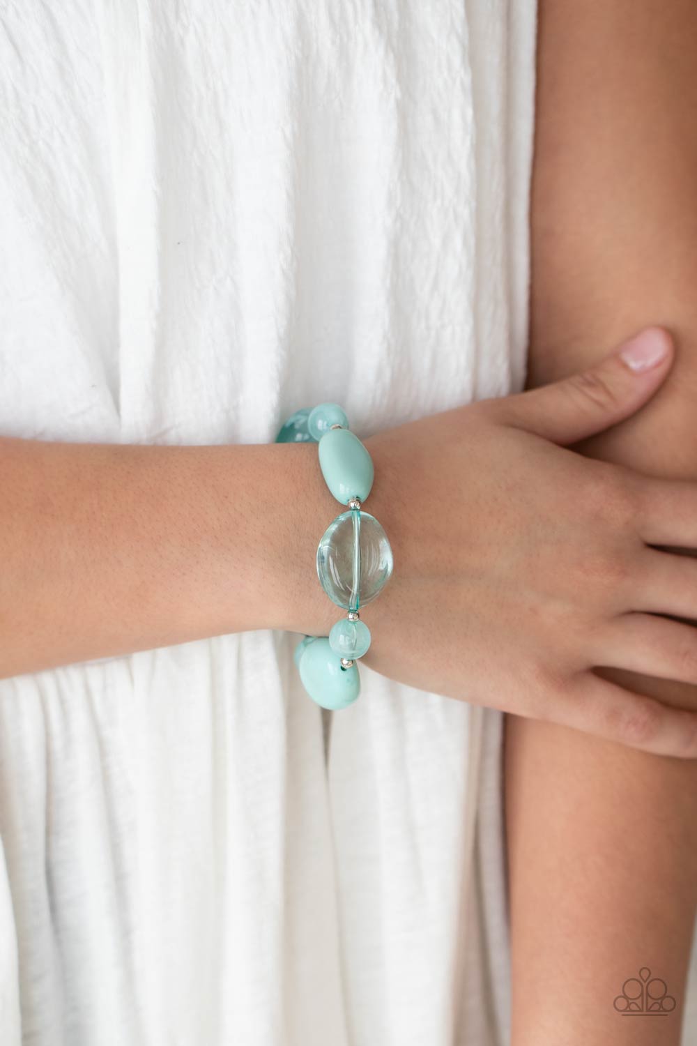 Paparazzi Bracelet ~ I Need a STAYCATION - Blue