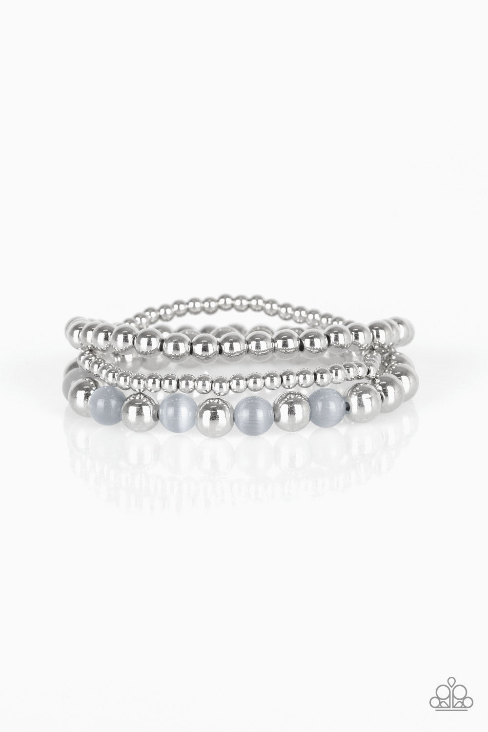 Paparazzi Always On The GLOW - Silver Bracelet