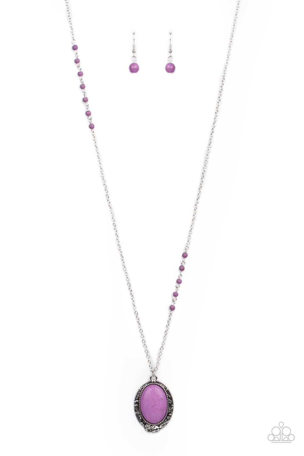 Paparazzi Plateau Paradise - Purple Necklace #P2SE-PRXX-211XX