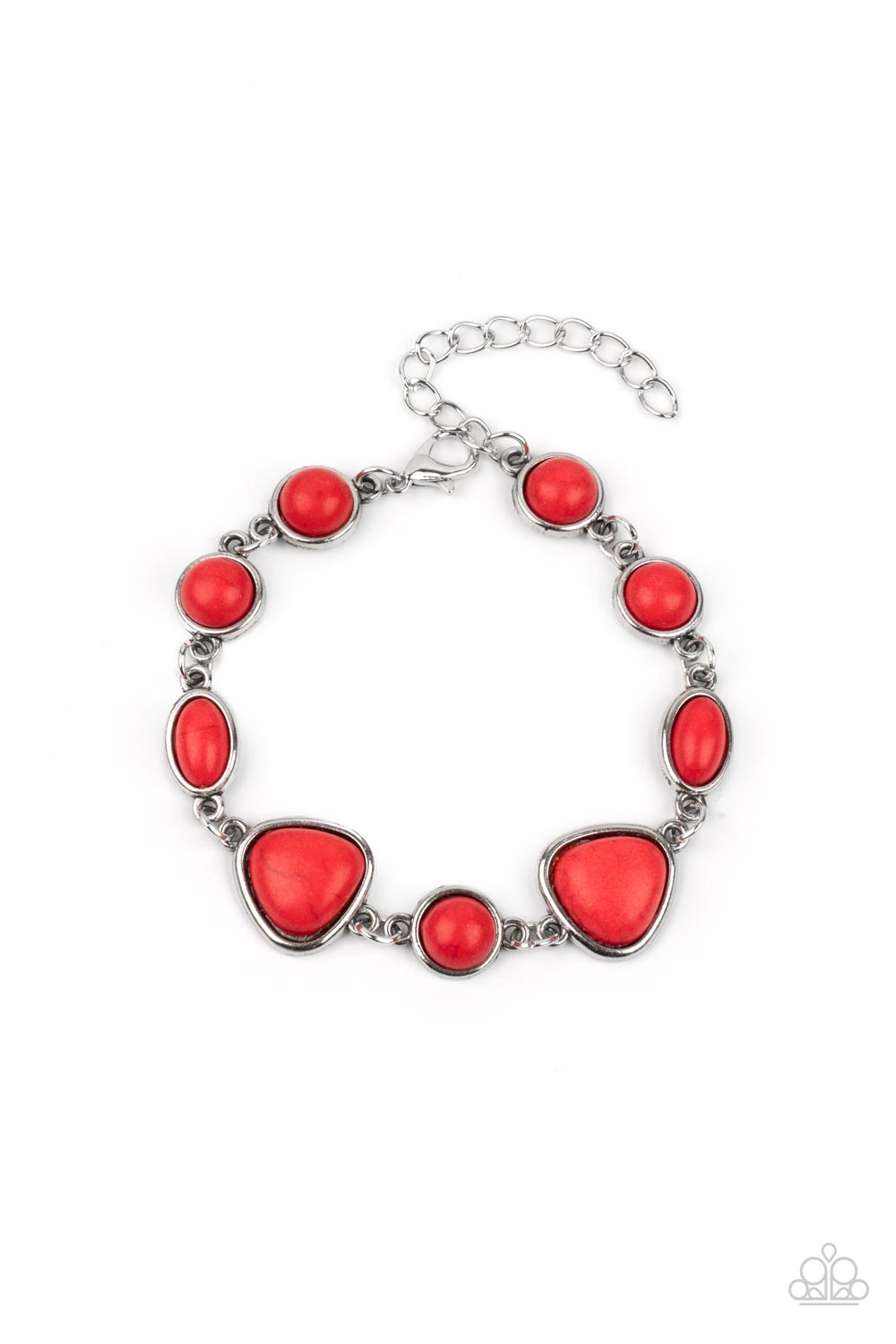 Paparazzi Eco-Friendly Fashionista - Red Bracelet #P9SE-RDXX-231BH