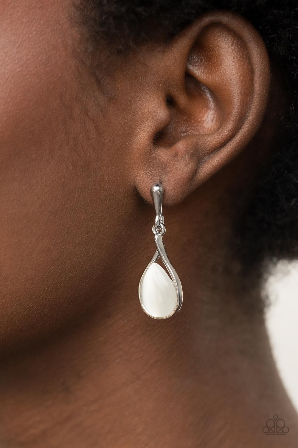 Paparazzi Pampered Glow Up - White Earrings. Subscribe and Save. #P5PO-WTXX-279XX