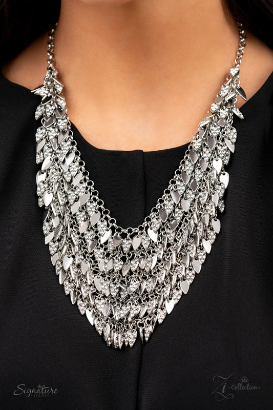 Paparazzi The NaKisha Silver Zi Necklace - 2021 Zi Signature Collection