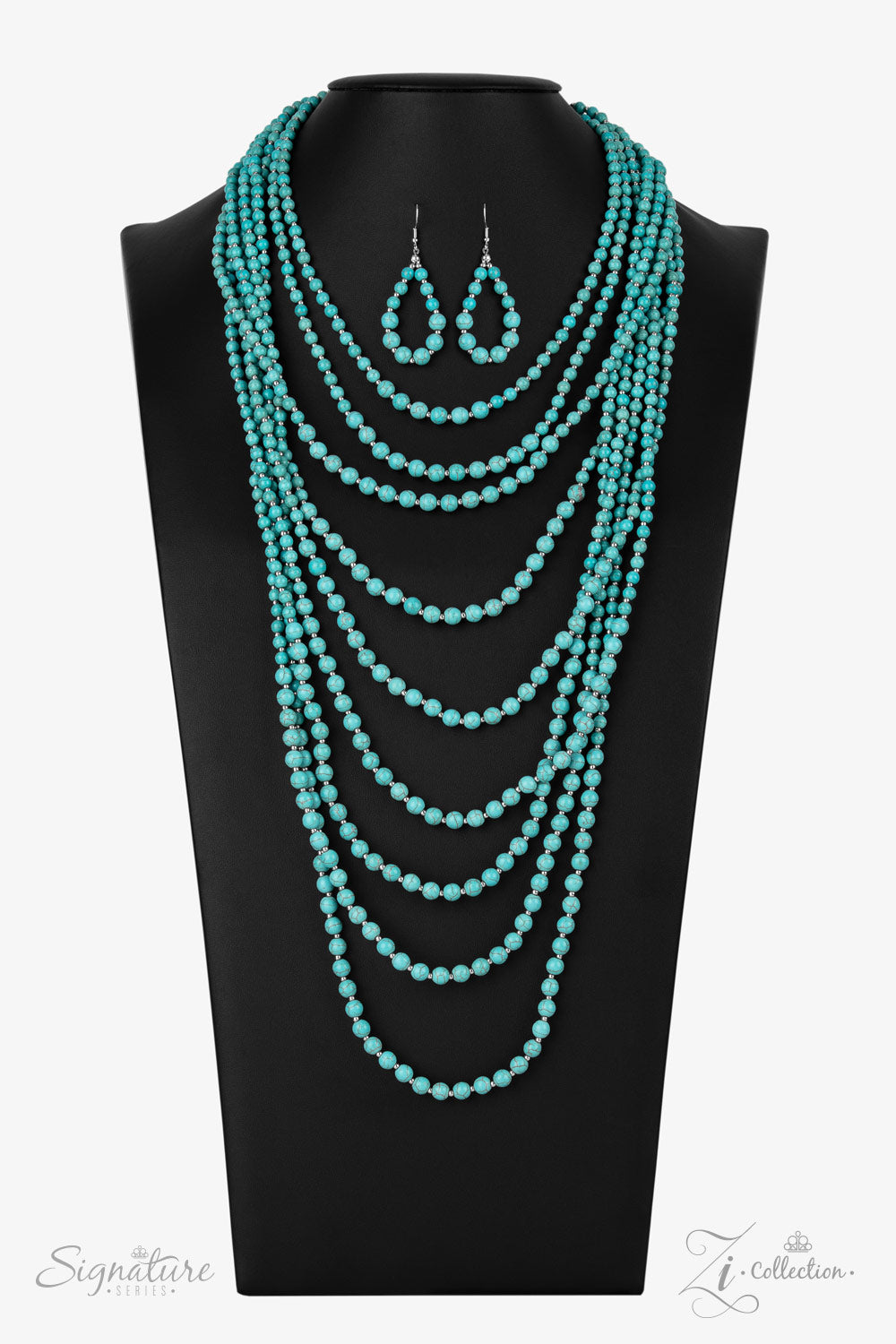 Paparazzi Zi Necklace The Hilary 2021 Zi Signature Collection. Subscribe & Save. Turquoise Beads