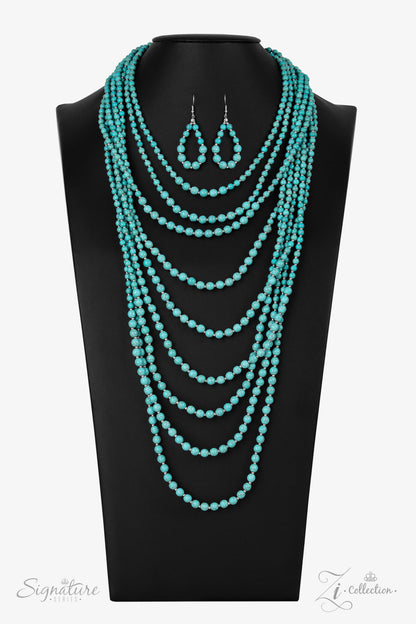 Paparazzi Zi Necklace The Hilary 2021 Zi Signature Collection. Subscribe & Save. Turquoise Beads