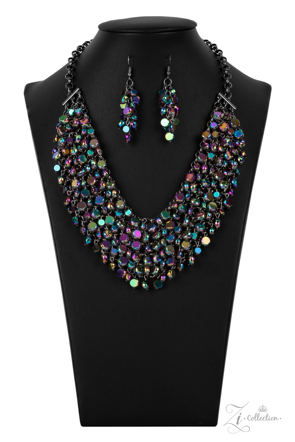 Vivacious Multi Necklace Paparazzi Accessories Oil Spill Necklace 2021 Zi Necklace. Free Shipping