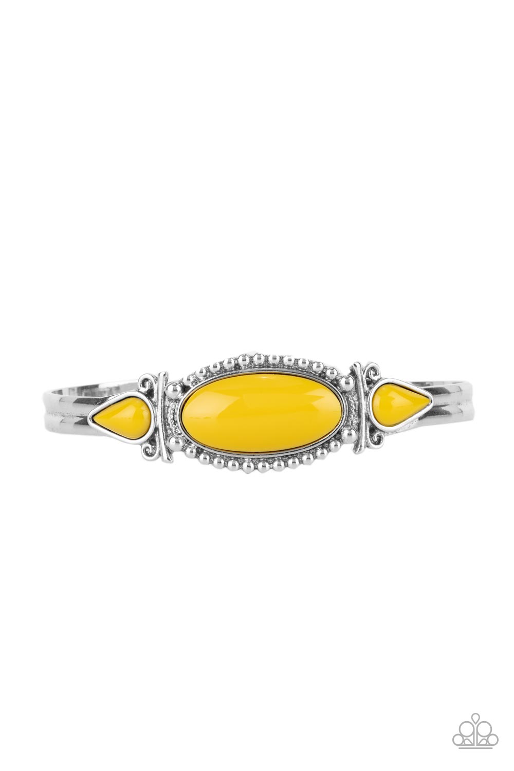 Paparazzi Tribal Trinket - Yellow Bracelet online at AainaasTreasureBox. Get Free Shipping! 