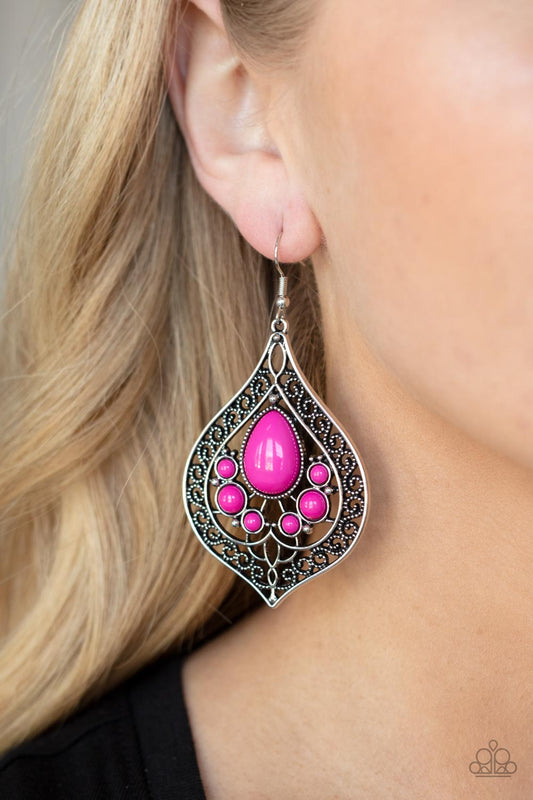 ​Paparazzi New Delhi Nouveau Pink Earrings. #P5WH-PKXX-237XX. Subscribe & Save. 