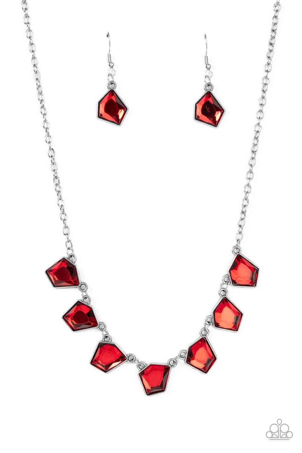 Paparazzi Experimental Edge - Red Necklace. Subscribe & Save! #P2ED-RDXX-062XX