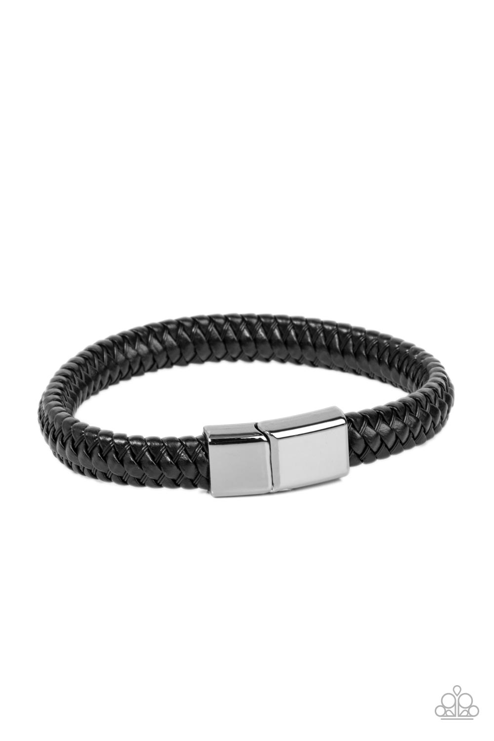 HAUTE-breaker Black Bracelet Paparazzi Accessories. Get Free Shipping. #P9MN-URBK-044XX