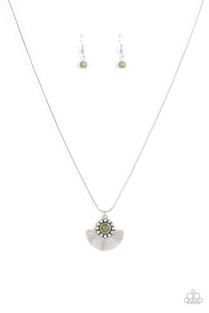 Paparazzi Magnificent Manifestation Green Necklace. Get Free Shipping. #P2SE-GRXX-247CL
