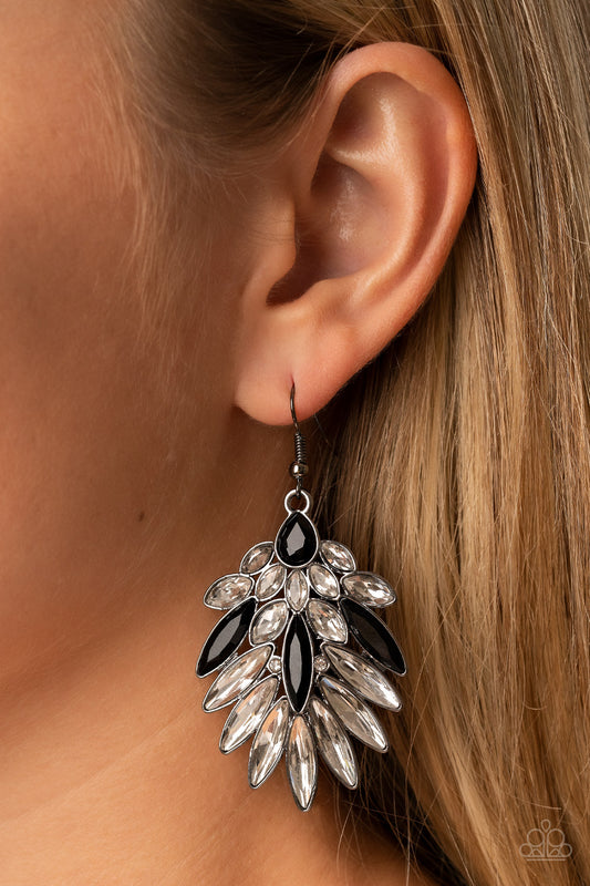 COSMIC-politan - Black Earrings Paparazzi Accessories #P5ST-BKXX-065XX. Get Free Shipping!