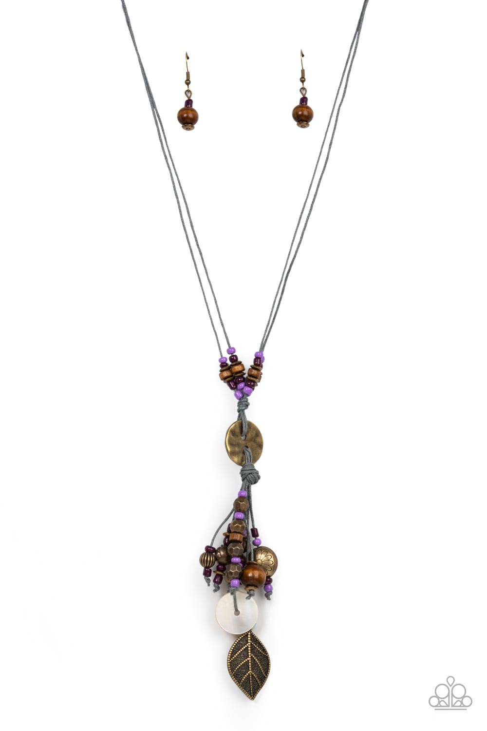 Knotted Keepsake - Purple Urban Necklace Paparazzi Accessories. Get Free Shipping. #P2SE-PRXX-226XX