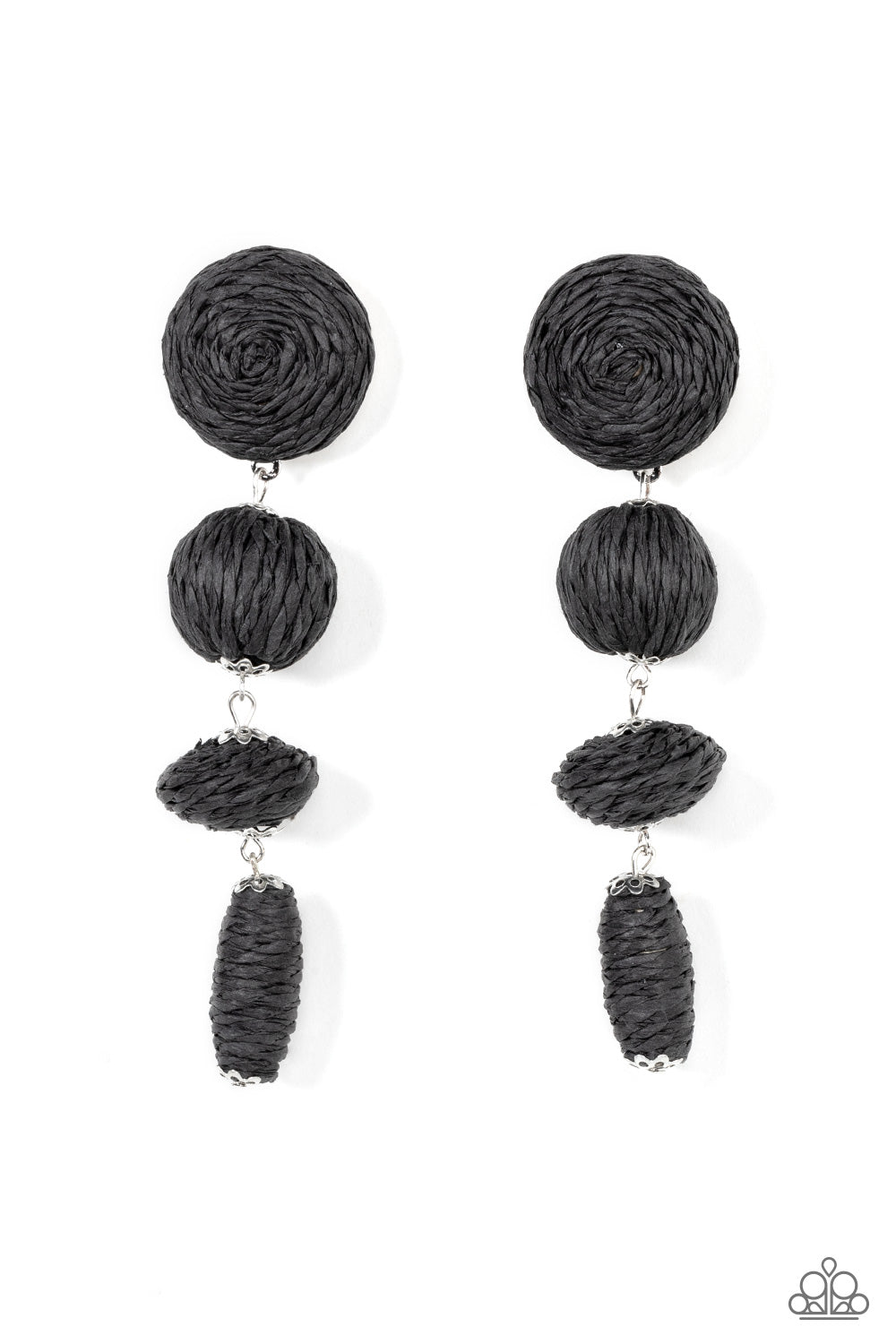 Paparazzi Twine Tango Black Earrings. #P5PO-BKXX-195XX. Subscribe & Save.