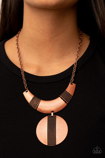 Paparazzi Metallic Enchantress - Copper Necklace. Subscribe & Save. #P2ST-CPXX-103XX