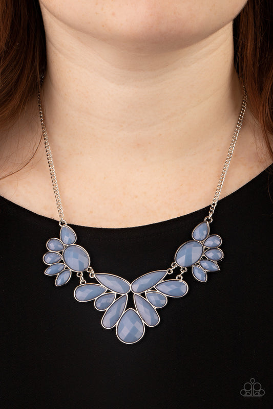 Paparazzi A Passing FAN-cy Blue Necklace. Subscribe & Save. #P2ST-BLXX-190XX