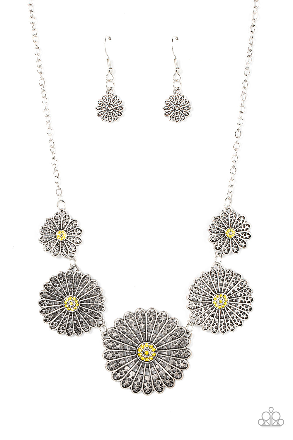 Marigold Meadows Yellow Necklace Paparazzi Accessories. Subscribe & Save! #P2RE-YWXX-093XX