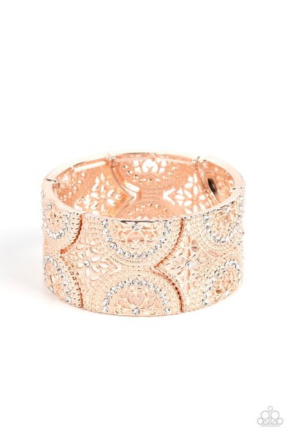 Paparazzi Wheeling and Dealing - Rose Gold Bracelets