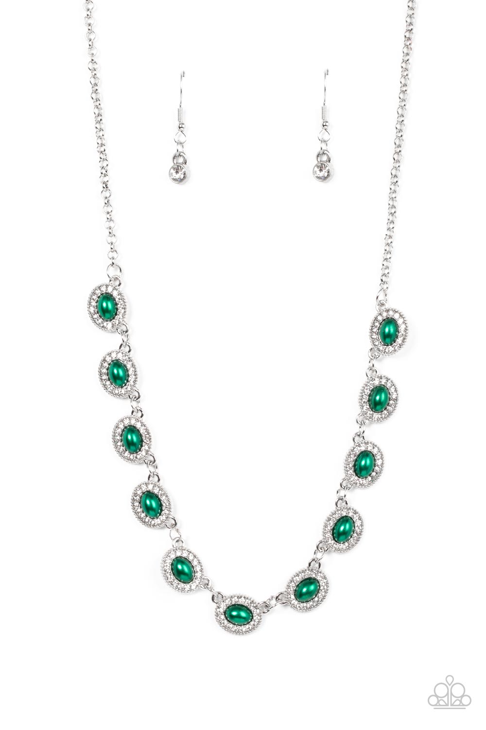 Paparazzi Modest Masterpiece Green Necklace. #P2RE-GRXX-254XX. Subscribe & Save.