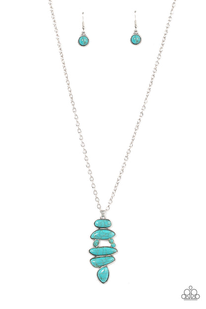 Mojave Mountaineer Blue Necklace Paparazzi Accessories. Subscribe & Save. #P2SE-BLXX-492XX