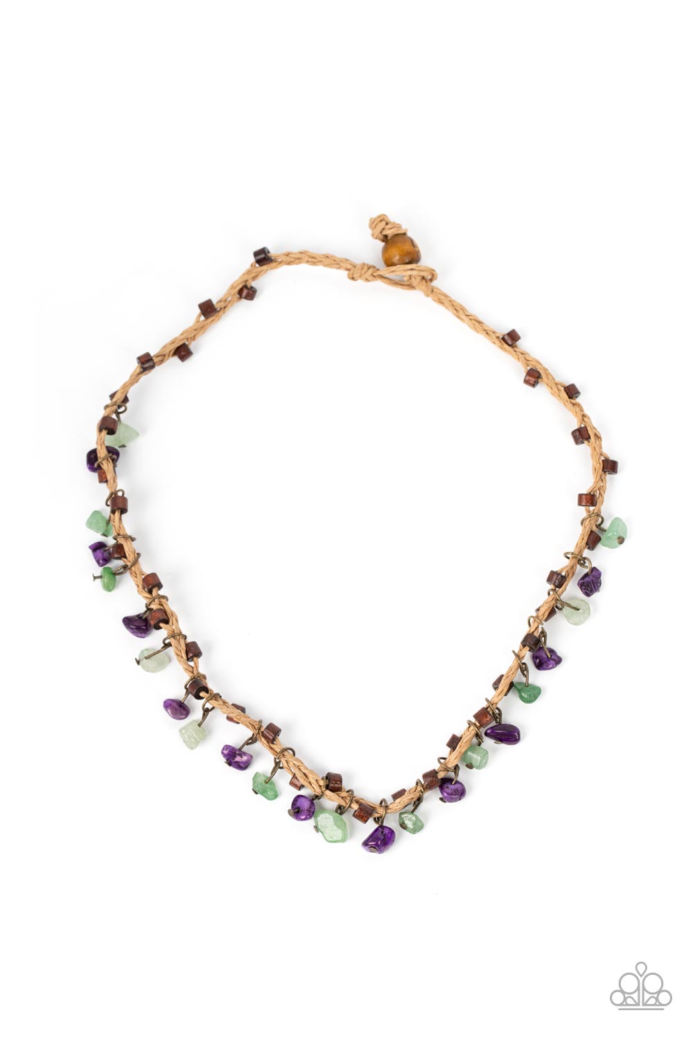 Paparazzi Canyon Voyage Multi Necklace. Subscribe & Save. #P2UR-MTGR-044XX. Twine Fringe