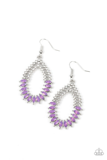 Lucid Luster Purple Earrings Paparazzi Accessories. Subscribe & Save. #P5RE-PRXX-197XX