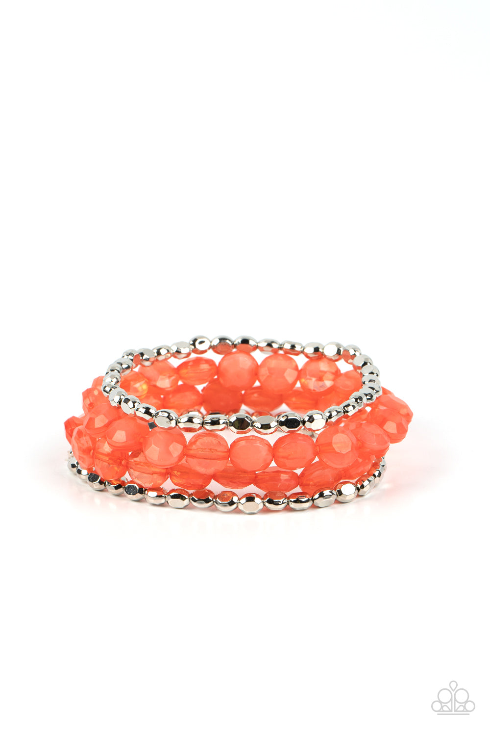 Paparazzi Seaside Siesta Orange Bracelet. Subscribe & Save. #P9SE-OGXX-191GF.