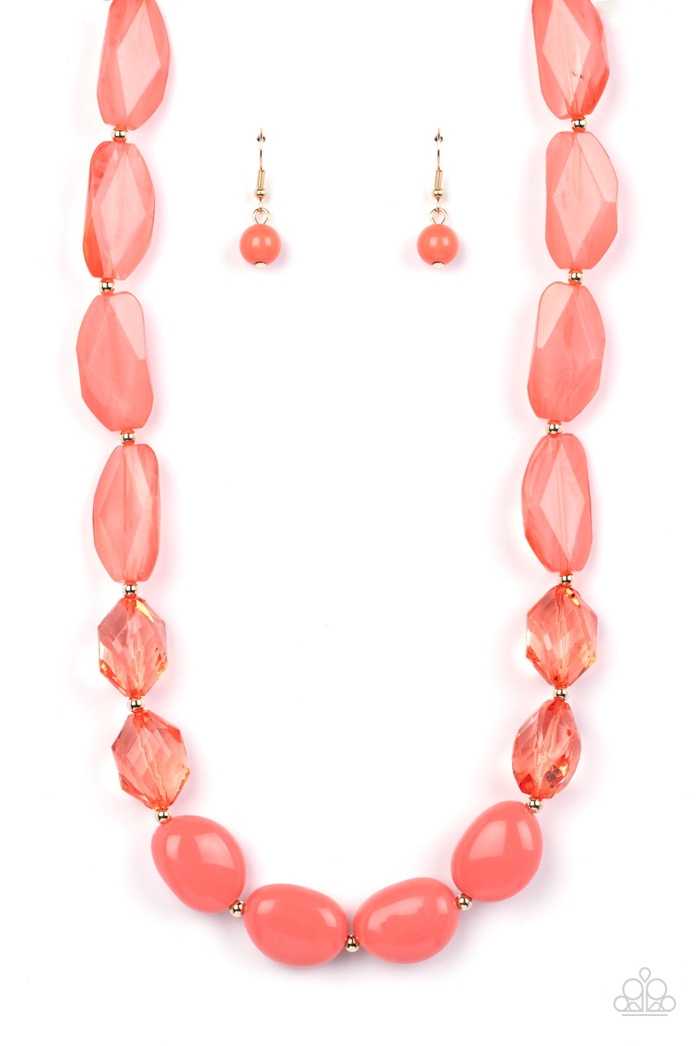 Private Paradise - Orange Necklace Paparazzi Accessories. Subscribe & Save. #P2WH-OGXX-263XX