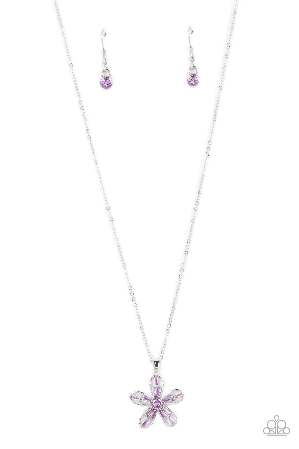 Paparazzi Botanical Ballad Purple Necklace. Get Free Shipping. #P2RE-PRXX-285XX Dainty