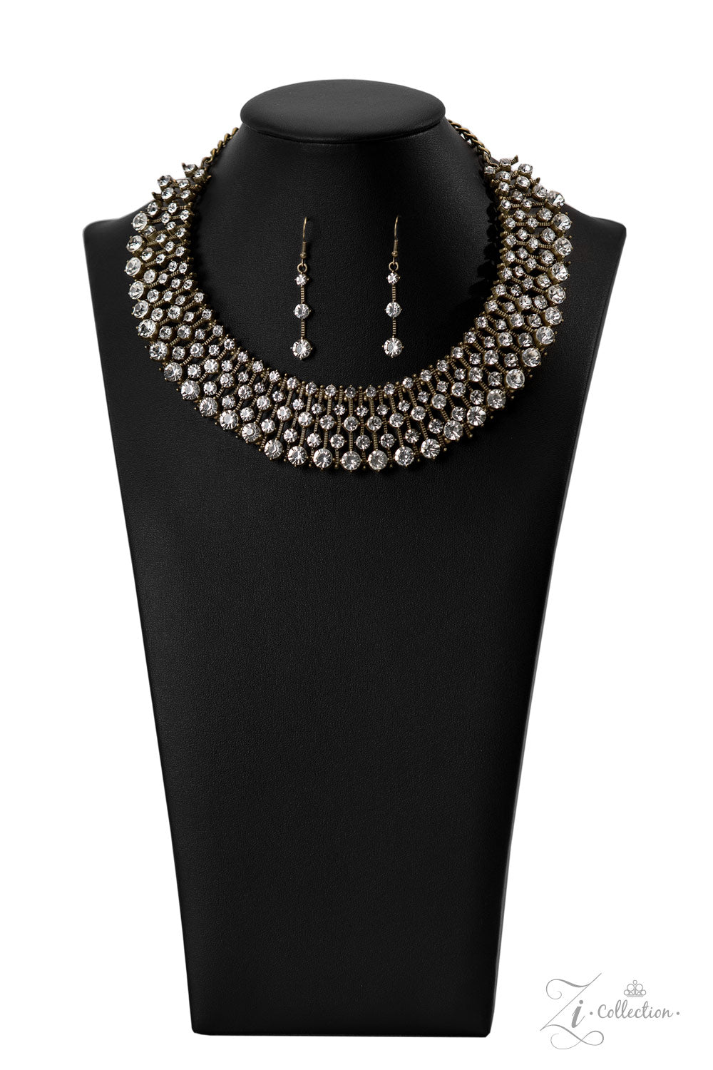 Paparazzi 2022 Zi Necklace Undeniable Brass. Get Free Shipping. #Z2216