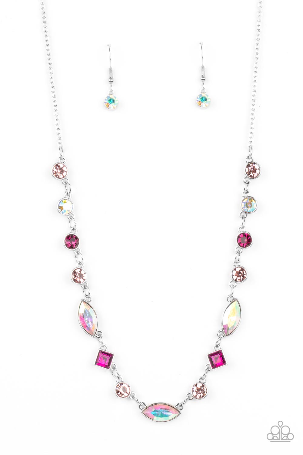 Irresistible HEIR-idescence Pink Iridescent Dainty Necklace Paparazzi Accessories. Subscribe & Save.