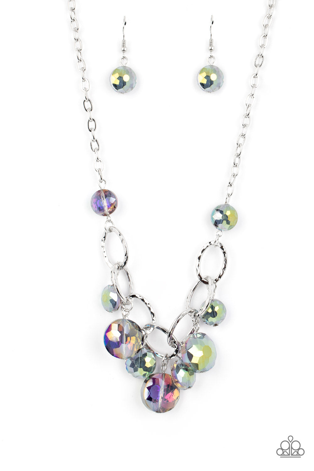 Paparazzi Rhinestone River Multi Necklace. #P2WH-MTXX-274XX. Subscribe & Save.