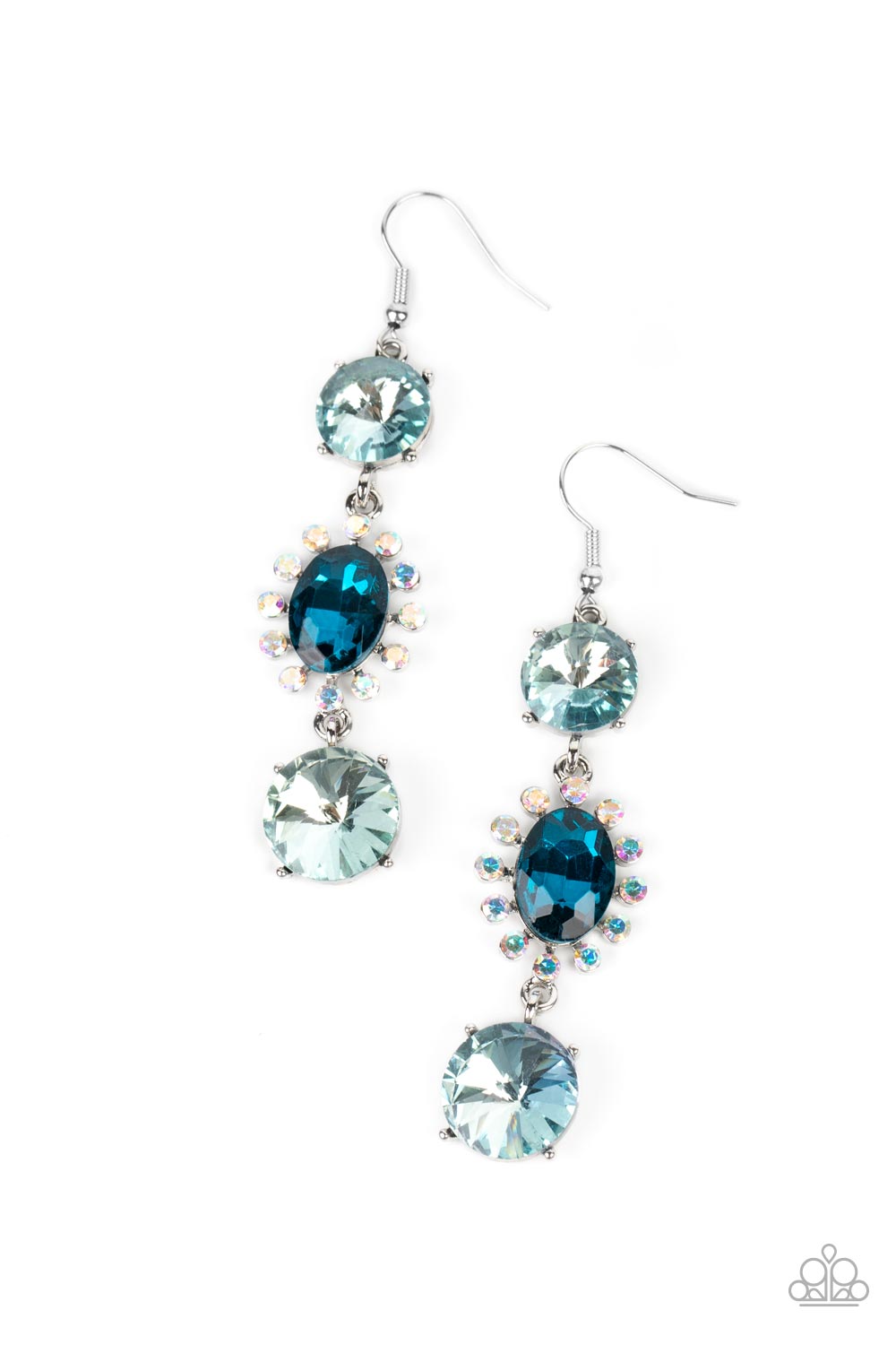 Paparazzi Magical Melodrama Earrings. Subscribe & Save. #P5ST-BLXX-045XX. Blue Iridescent $5