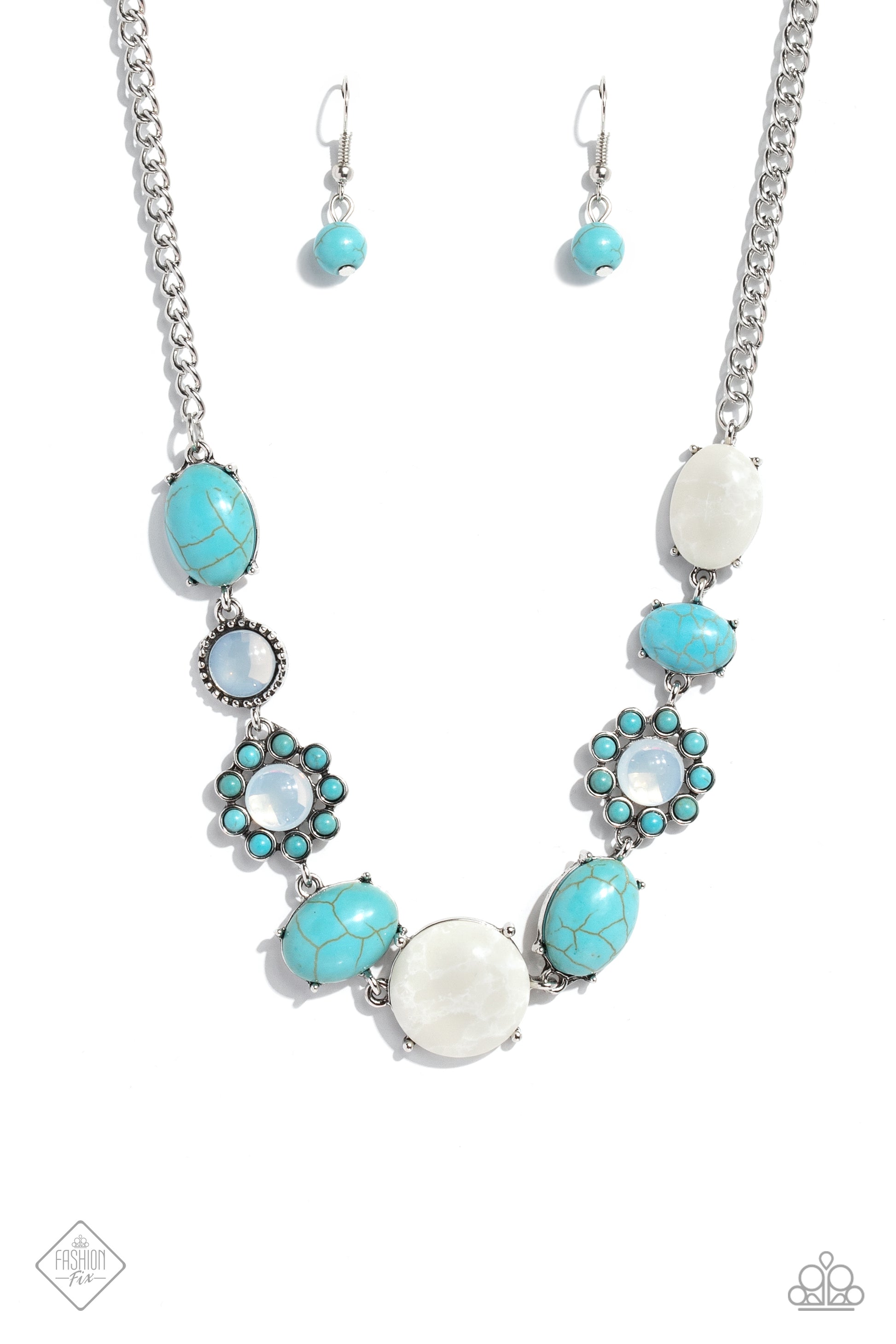 Cowboy Catwalk Blue Necklace Paparazzi Accessories. #P2SE-BLXX-535NJ. Subscribe & Save. 