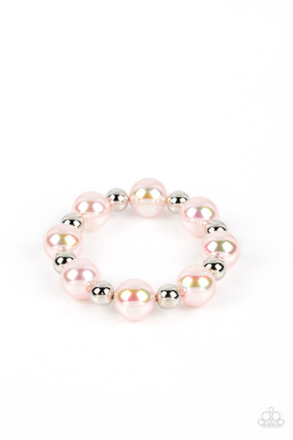 Paparazzi A DREAMSCAPE Come True Pink Bracelet. Pearls Bracelet. #P9RE-PKXX-298IV