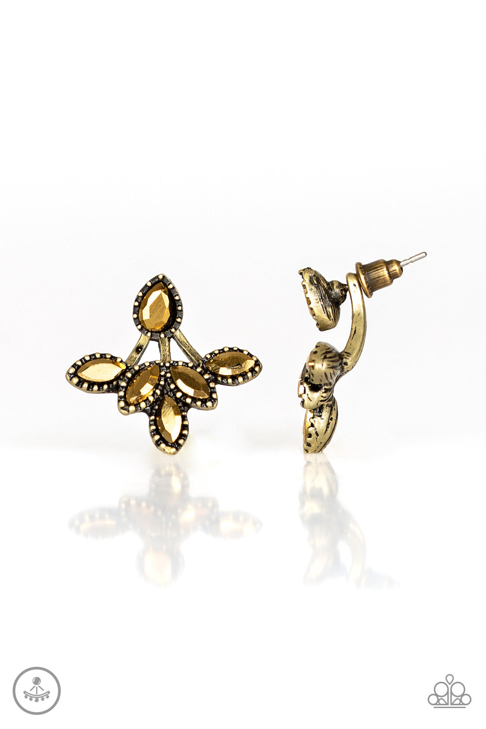 A Force To BEAM Reckoned With Brass Jacket Style Earring Paparazzi. Subscribe & Save. Dainty earring