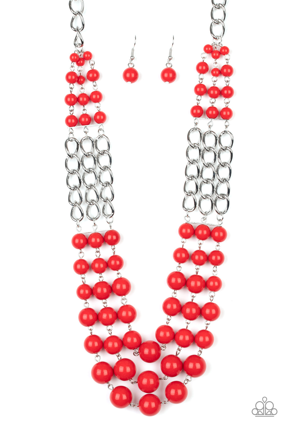 A La Vogue - Red Necklace Paparazzi Accessories