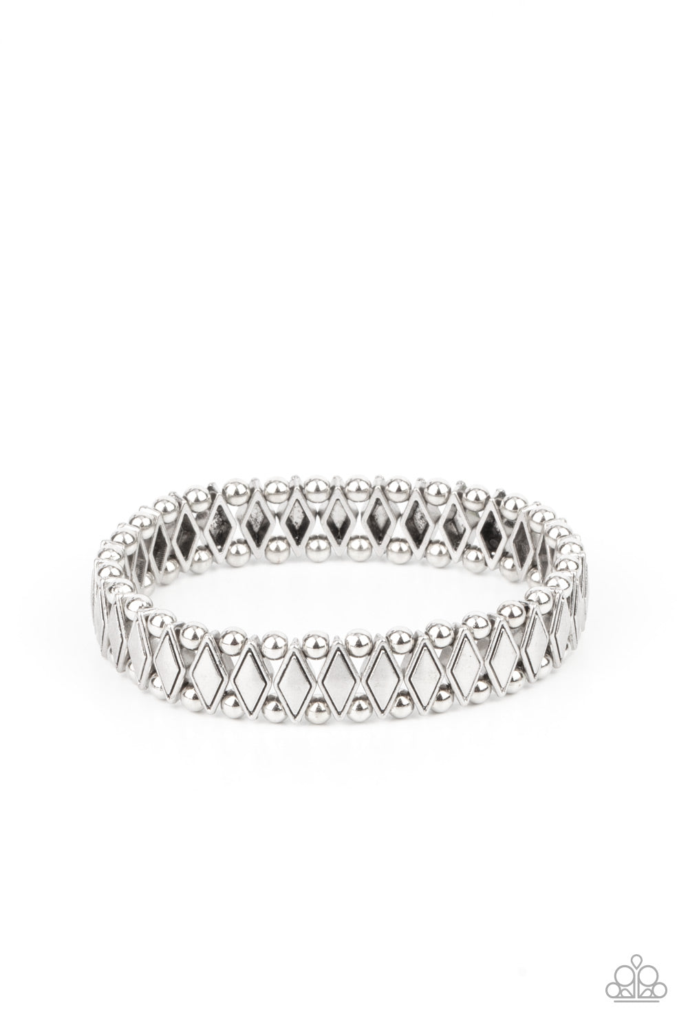 Abstract Advisory - Silver Bracelet Paparazzi Accessories $5 Jewelry. Get Free Shipping