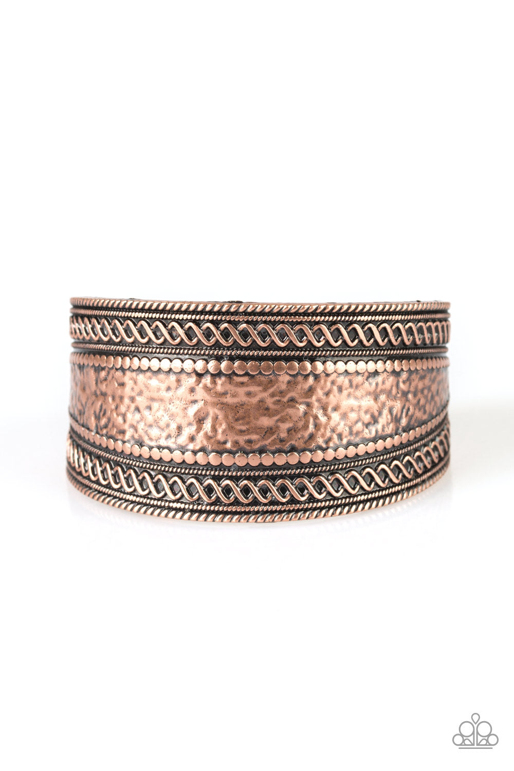 Paparazzi Adobe Adventure Copper Bracelet.  Antique Copper Tribal Inspired Cuff Bracelet. 