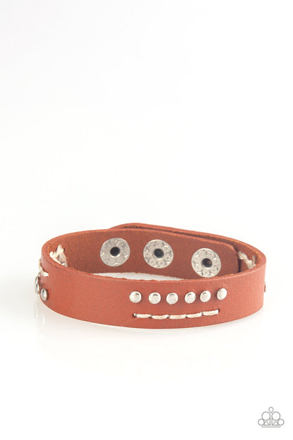 Always An Adventure Brown Bracelet. Get Free Shipping. #P9UR-BNXX-363XX. Snap Closure $5