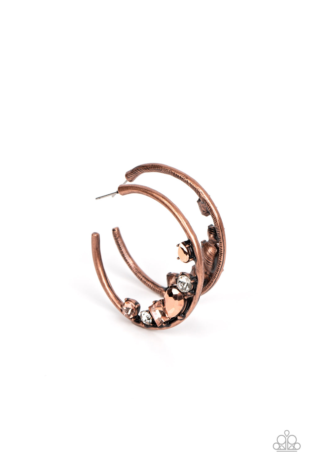 Paparazzi Attractive Allure Copper Earrings. #P5HO-CPXX-161XX. Subscribe & Save. Aurum stone