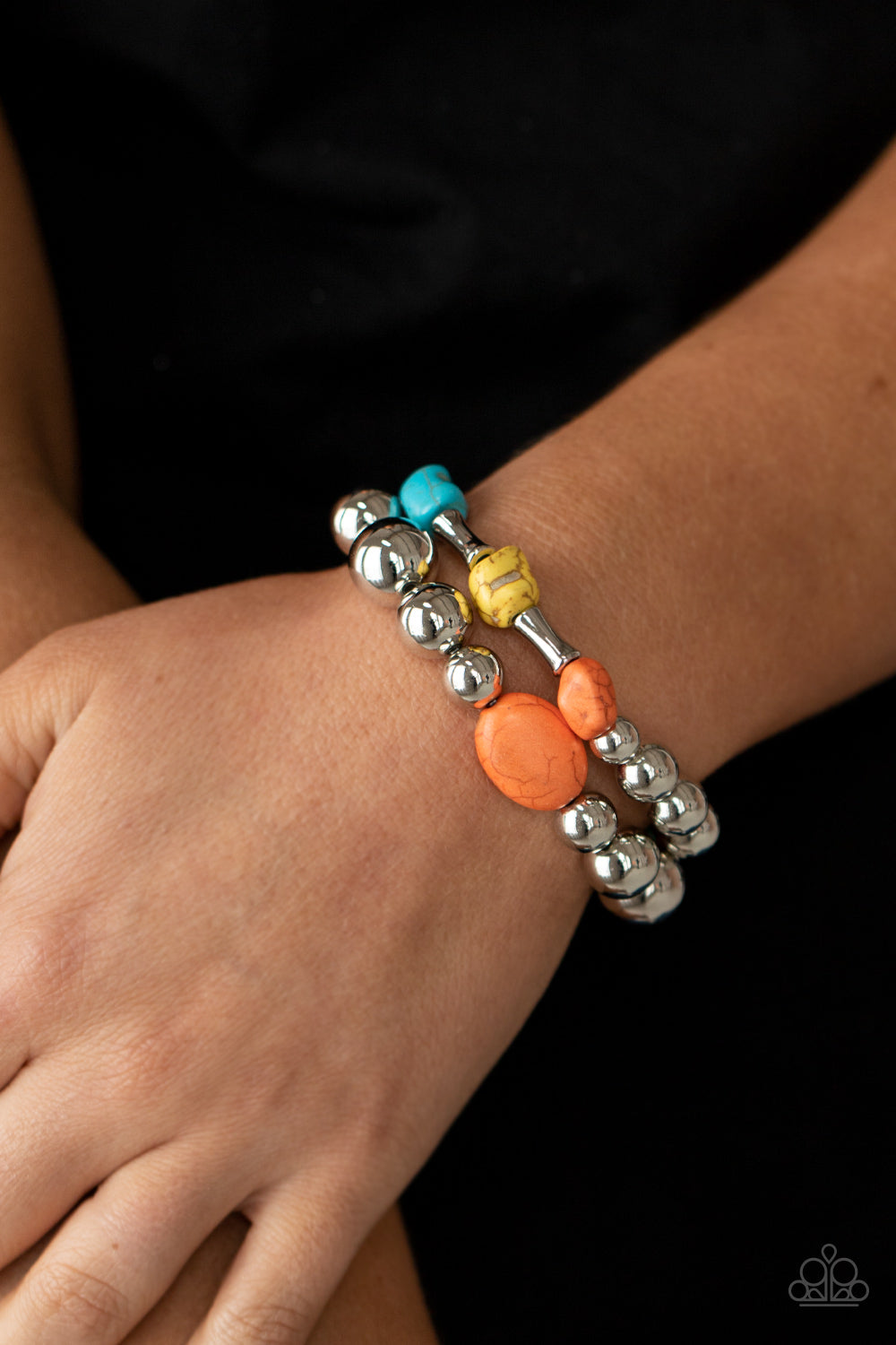 Paparazzi Authentically Artisan Multi Stretchy Bracelets. Get Free Shipping. #P9SE-MTXX-152XX