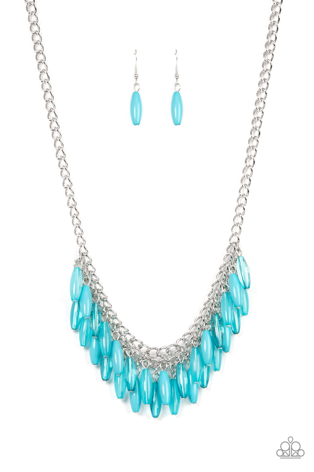 Paparazzi Beach House Hustle Blue Necklace. $5 Jewelry. Get Free Shipping. #P2WH-BLXX-444XX