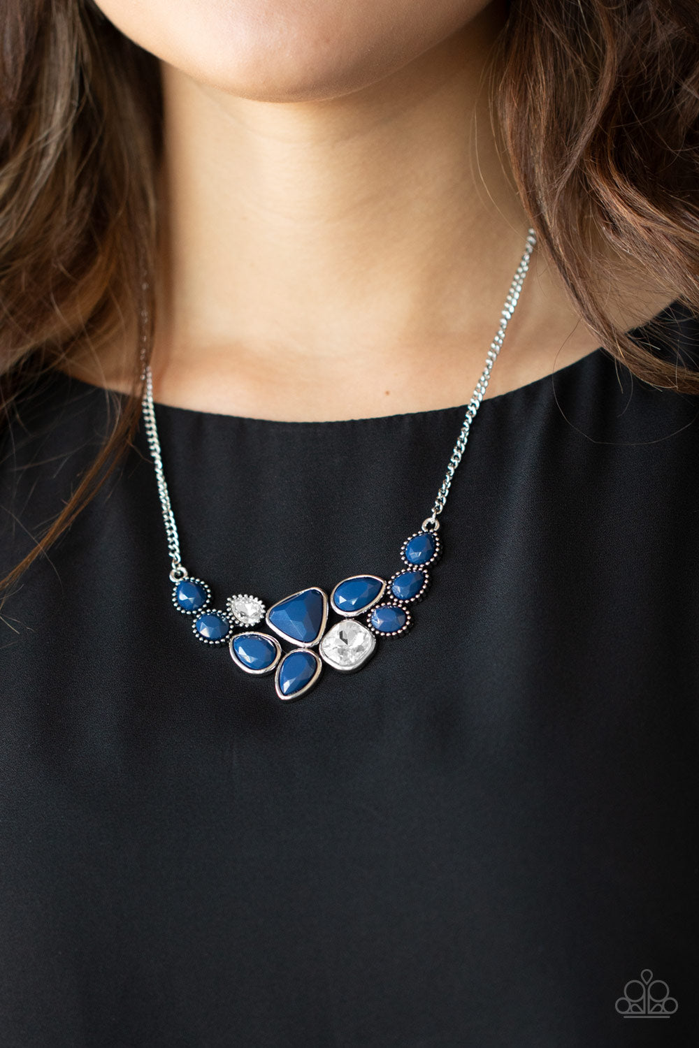 Paparazzi Breathtaking Brilliance - Blue Necklace. #P2ST-BLXX-113XX. Subscribe and Save!